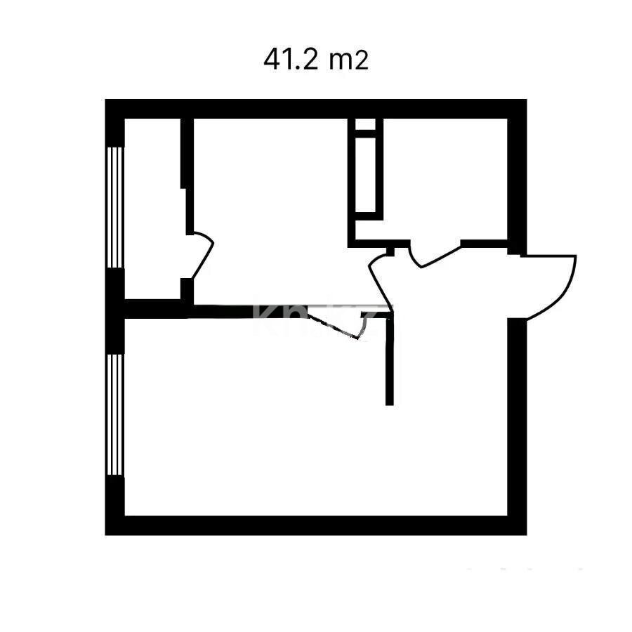 Продажа 1-комнатной квартиры, 41.2 м² в Алматы