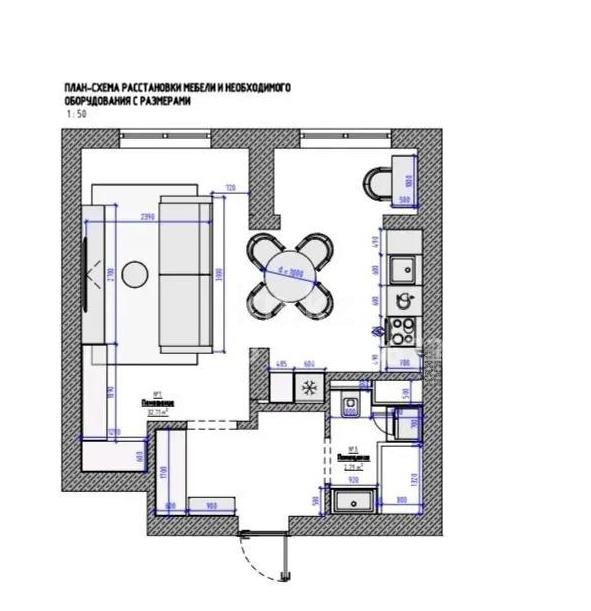 Продажа 1-комнатной квартиры, 41 м² - Продажа однокомнатных квартир в р-не Сарайшык Астаны фото 2 из 2