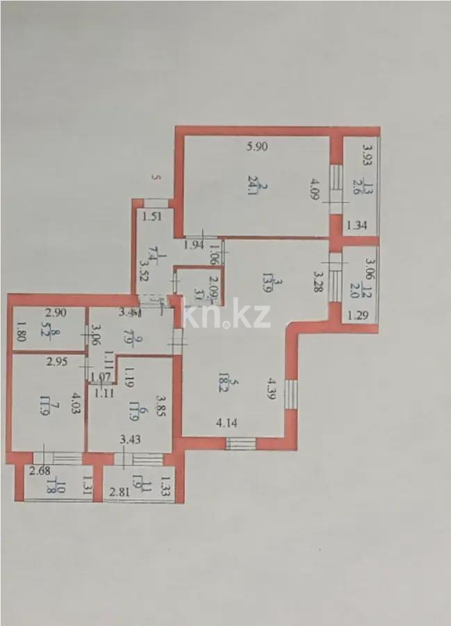 Продажа 4-комнатной квартиры, 112.4 м², пр. Аль-Фараби, дом  13 в Астане - фото 7