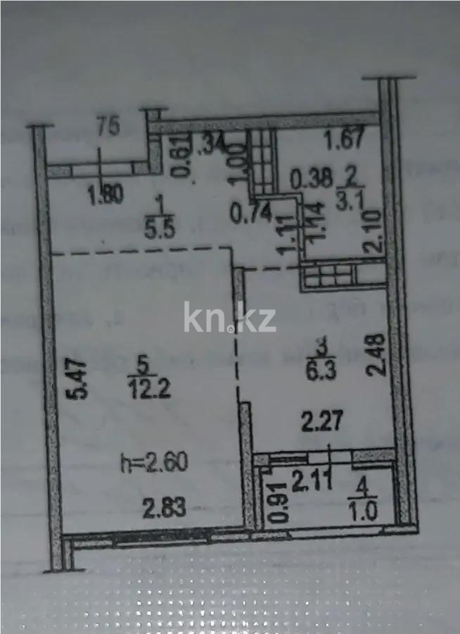 Продажа 1-комнатной квартиры, 28.1 м², пр. Райымбека, дом  590/2 - Продажа квартир в новостройках Алматы без посредников фото 4 из 4