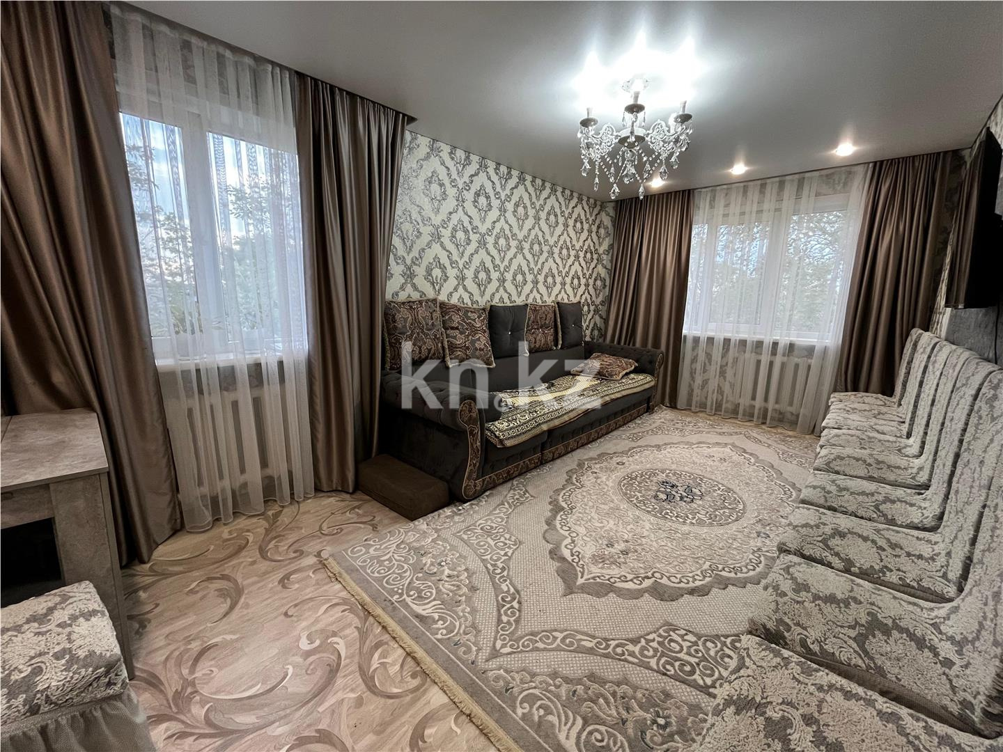 Продажа 3-комнатной квартиры, 66 м², мкр-н 19 в Караганде - фото 2