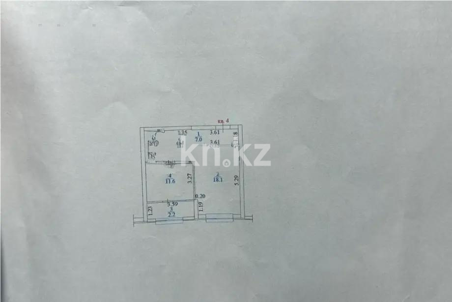 Продажа 1-комнатной квартиры, 43.2 м², ул. Утеген батыра, дом  11в - Продажа  однокомнатных квартир в Алматы без посредников фото 1 из 1