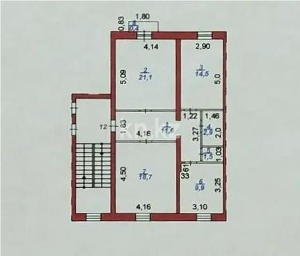 Продажа 3-комнатной квартиры, 80 м² - Продажа квартир от собственников в Караганде фото 3 из 3