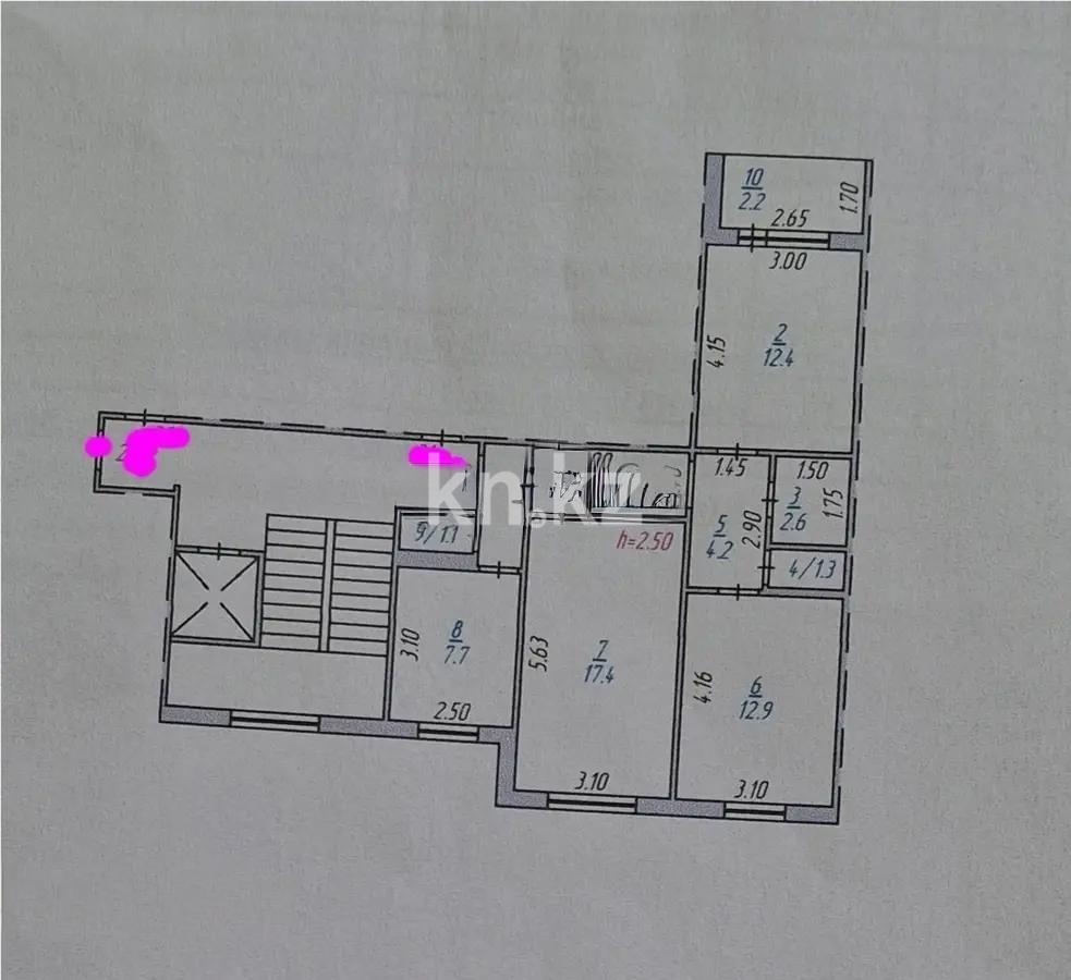 Продажа 3-комнатной квартиры, 70 м² в Темиртау