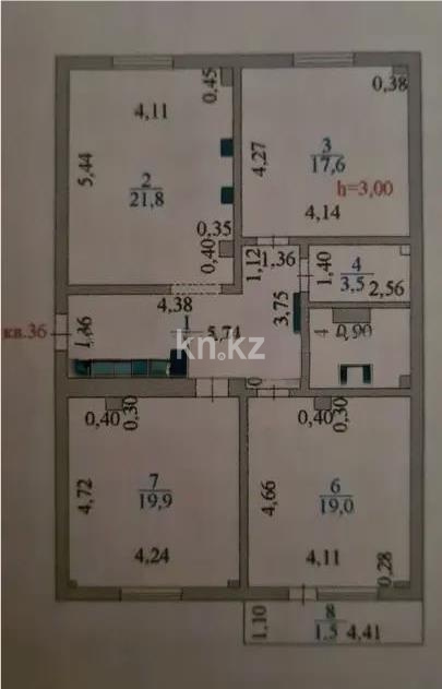 Продажа 3-комнатной квартиры, 103 м², ул. Иманова, дом  10/1 - Продажа квартир в Казахстане фото 6 из 6