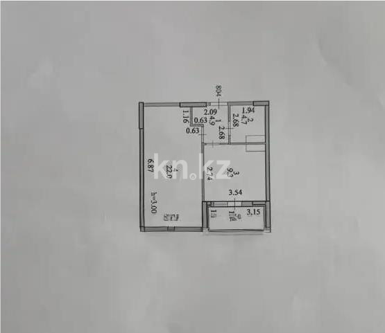 Продажа 1-комнатной квартиры, 42.7 м² в Астане - фото 6