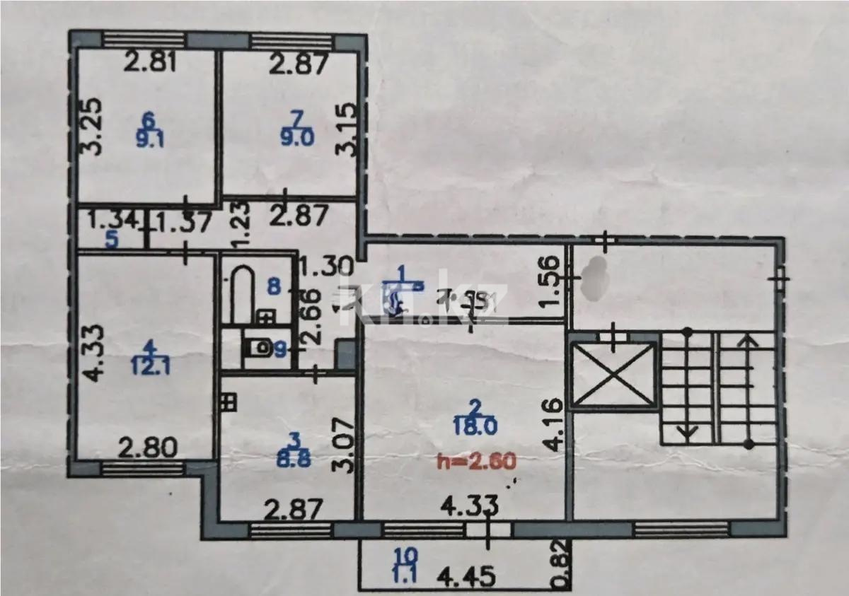 Продажа 4-комнатной квартиры, 78 м² - Продажа дач в Алматинской области фото 9 из 10