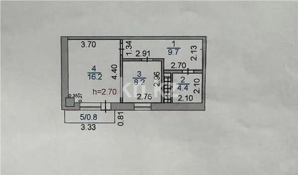 Продажа 1-комнатной квартиры, 40 м² - Продажа квартир в Караганде - страница 3 фото 1 из 1