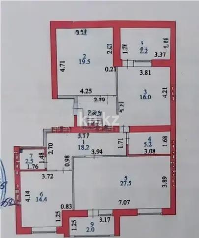Продажа 3-комнатной квартиры, 108 м², пр. Аль-Фараби, дом  25 в Астане - фото 6