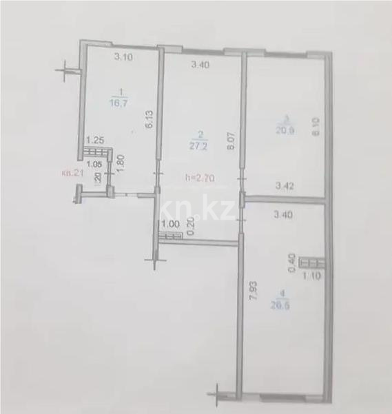Продажа 3-комнатной квартиры, 92 м² - Продажа квартир в новостройках Алматы - страница 2 фото 5 из 5