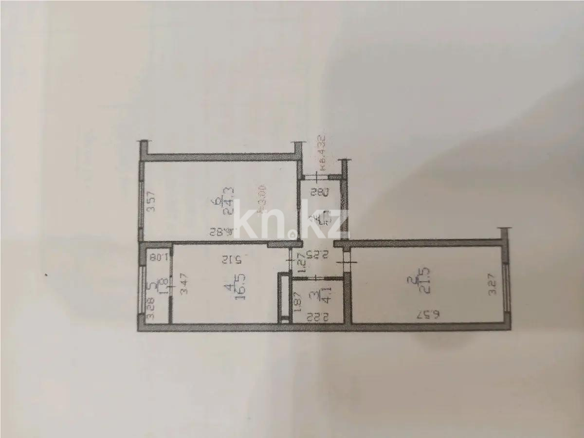 Продажа 3-комнатной квартиры, 76.3 м² в Алматы