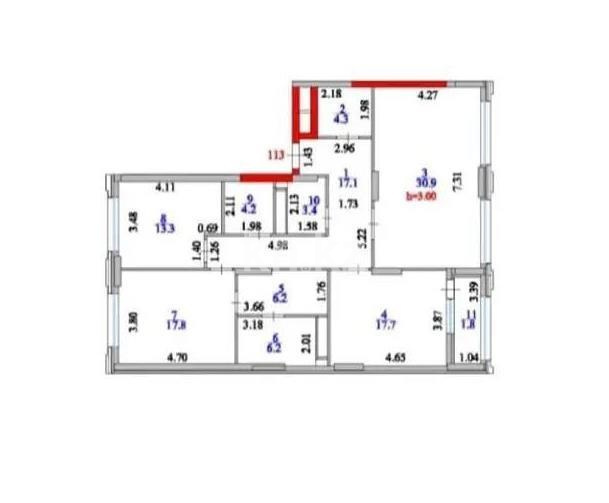 Продажа 3-комнатной квартиры, 122.9 м² - Продажа квартир в новостройках Астаны - страница 114 фото 1 из 1