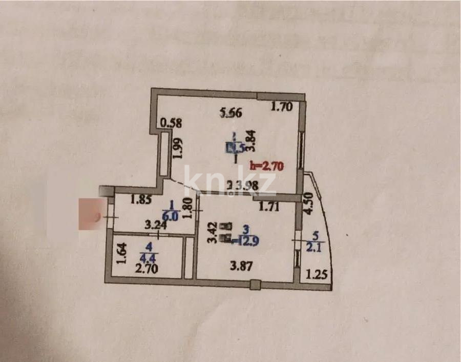 Продажа 1-комнатной квартиры, 45 м² в Астане - фото 5