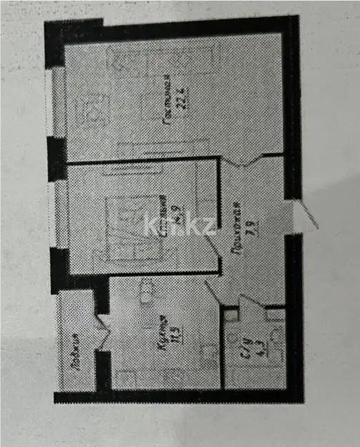 Продажа 2-комнатной квартиры, 62.7 м² - Продажа квартир в Астане без посредников - страница 37 фото 1 из 1