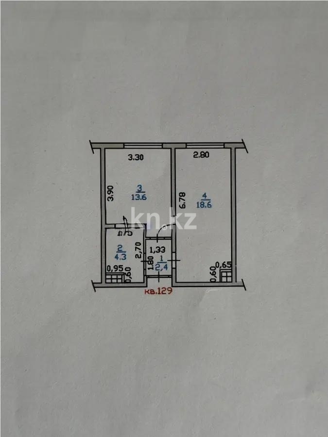 Продажа 2-комнатной квартиры, 39 м² в Алматы - фото 6