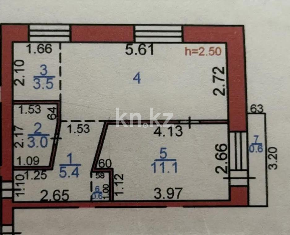 Продажа 2-комнатной квартиры, 39 м² - Продажа жилой и коммерческой недвижимости в Караганде фото 1 из 1