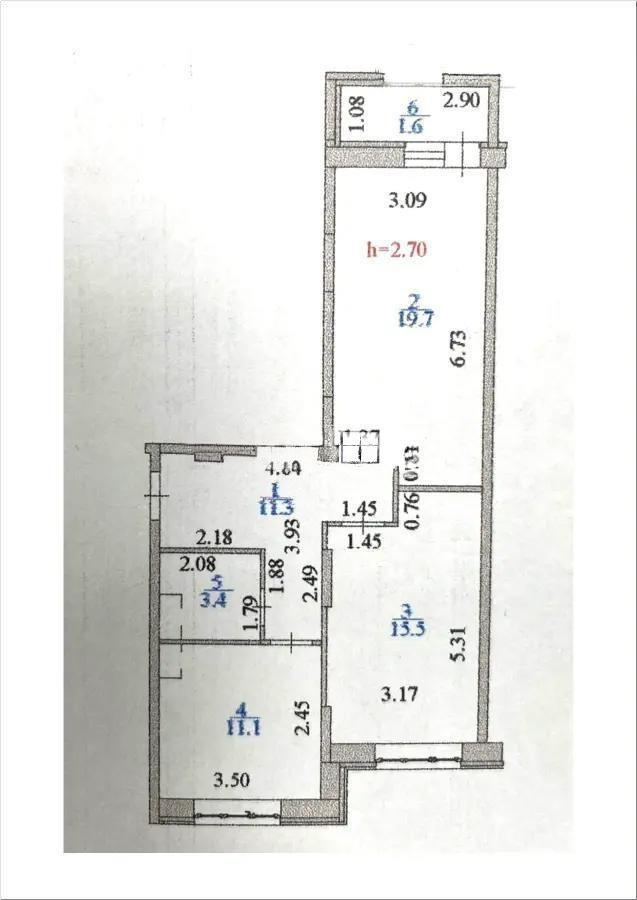 Продажа 2-комнатной квартиры, 62.6 м² в Астане - фото 7