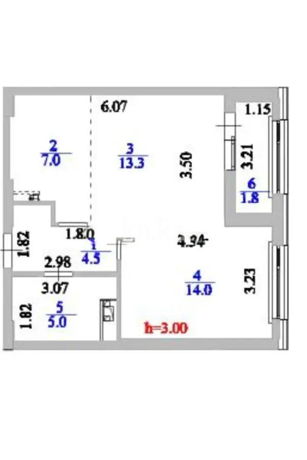 Продажа 2-комнатной квартиры, 45.6 м², ул. Е-430, дом  2/4 - Продажа квартир в новостройках Астаны без посредников с фото фото 1 из 1