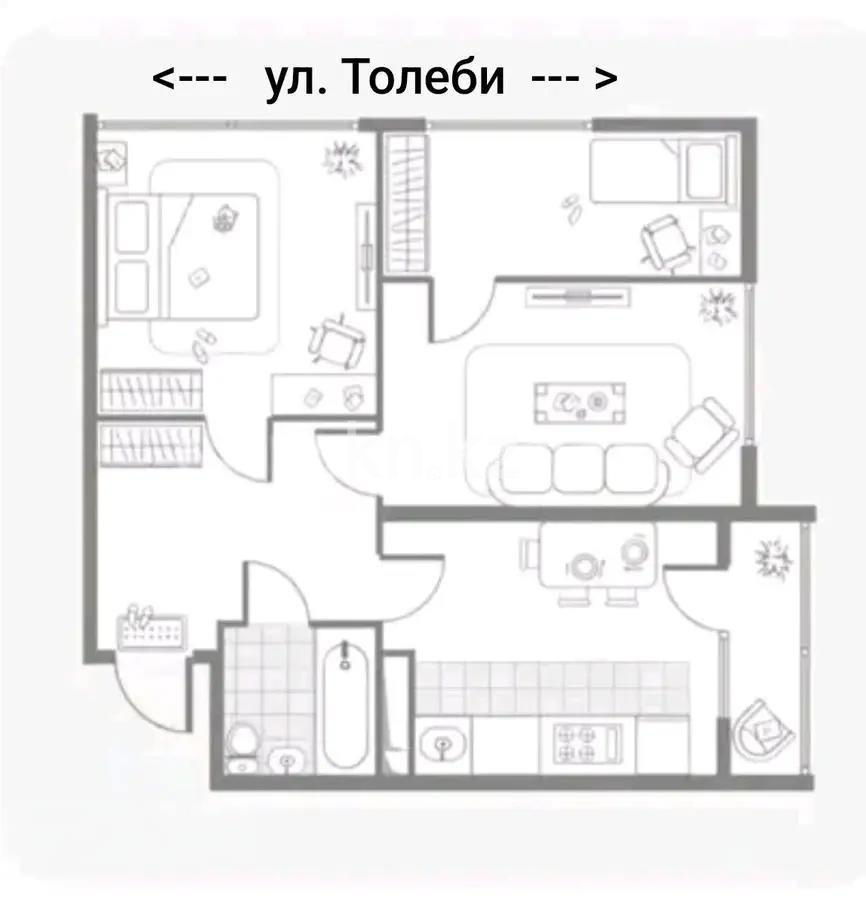 Продажа 3-комнатной квартиры, 72.5 м², пр. Алатау, дом  12а/1 - Продажа квартир в новостройках Алматы без посредников с фото фото 1 из 1