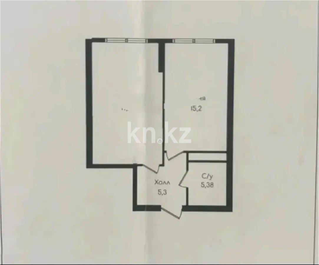 Продажа 1-комнатной квартиры, 45.85 м², ул. Момышулы, дом  100 стр - Продажа квартир в Алматы фото 2 из 2