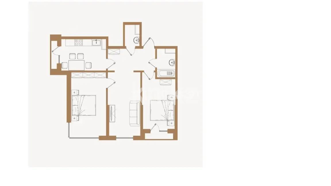 Продажа 3-комнатной квартиры, 74 м², ул. Байге, дом  12а/1 - Продажа  трехкомнатных квартир в новостройках Алматы без посредников фото 1 из 1