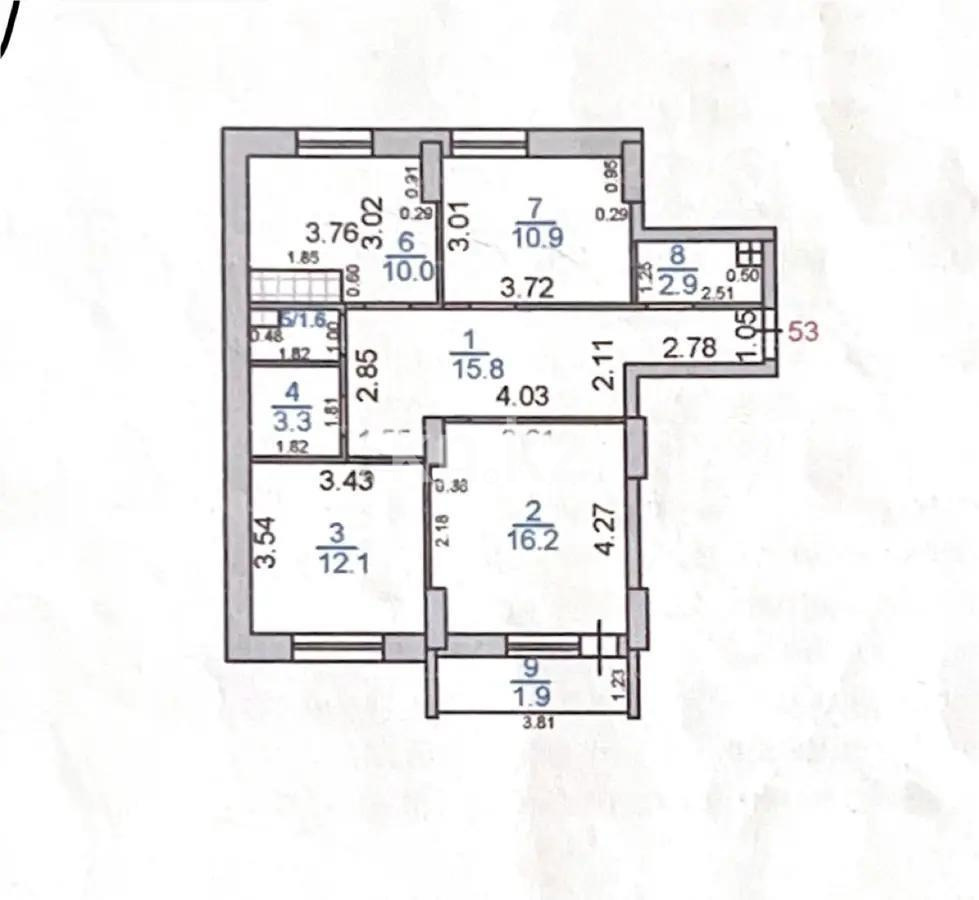 Продажа 3-комнатной квартиры, 74 м², пр. Шахтеров, дом  52Б - Продажа  трехкомнатных квартир в Караганде фото 5 из 5