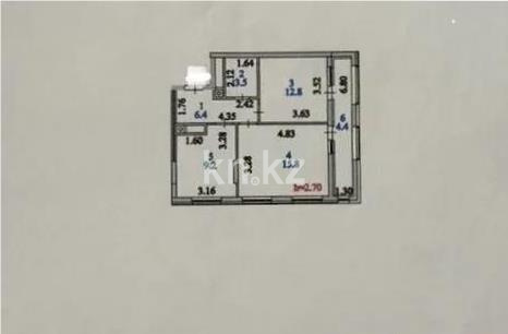 Продажа 2-комнатной квартиры, 52 м², пр. Мангилик Ел, дом  51 - Продажа квартир в Астане фото 3 из 3