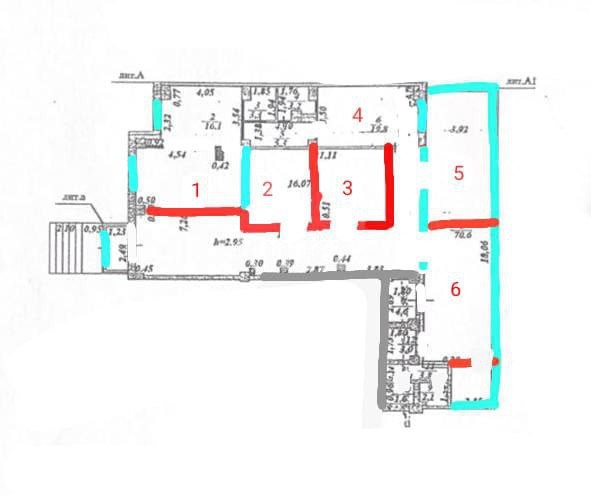 Продажа , 250 м², ул. Туркестан, дом  8 - ул. Алматы - Продажа офисных и торговых помещений в Астане с фото фото 2 из 17