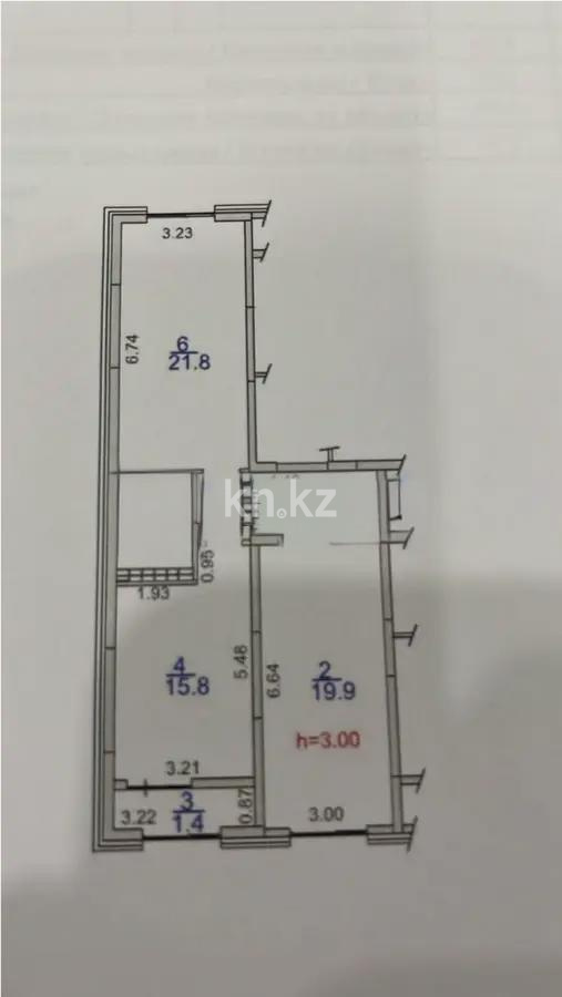 Продажа 2-комнатной квартиры, 71.1 м², пр. Сейфуллина, дом  467г в Алматы