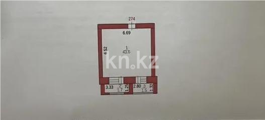 Продажа 2-комнатной квартиры, 47 м² - Продажа  двухкомнатных квартир в новостройках Караганды - страница 2 фото 1 из 1
