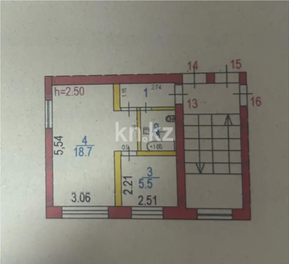 Продажа 1-комнатной квартиры, 30 м², 2 мкр-н, дом  3 в Абае