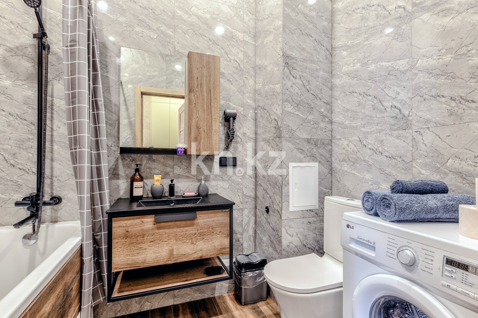 Аренда 1-комнатной квартиры посуточно, 45 м² в Астане - фото 19