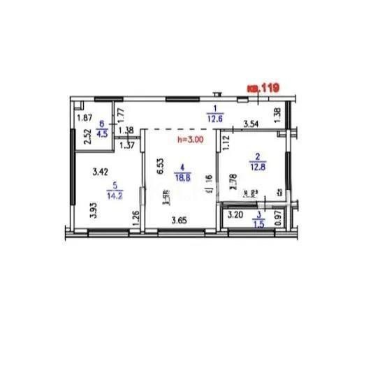 Продажа 2-комнатной квартиры, 64.4 м² - Продажа квартир в Алматы - страница 10 фото 1 из 1