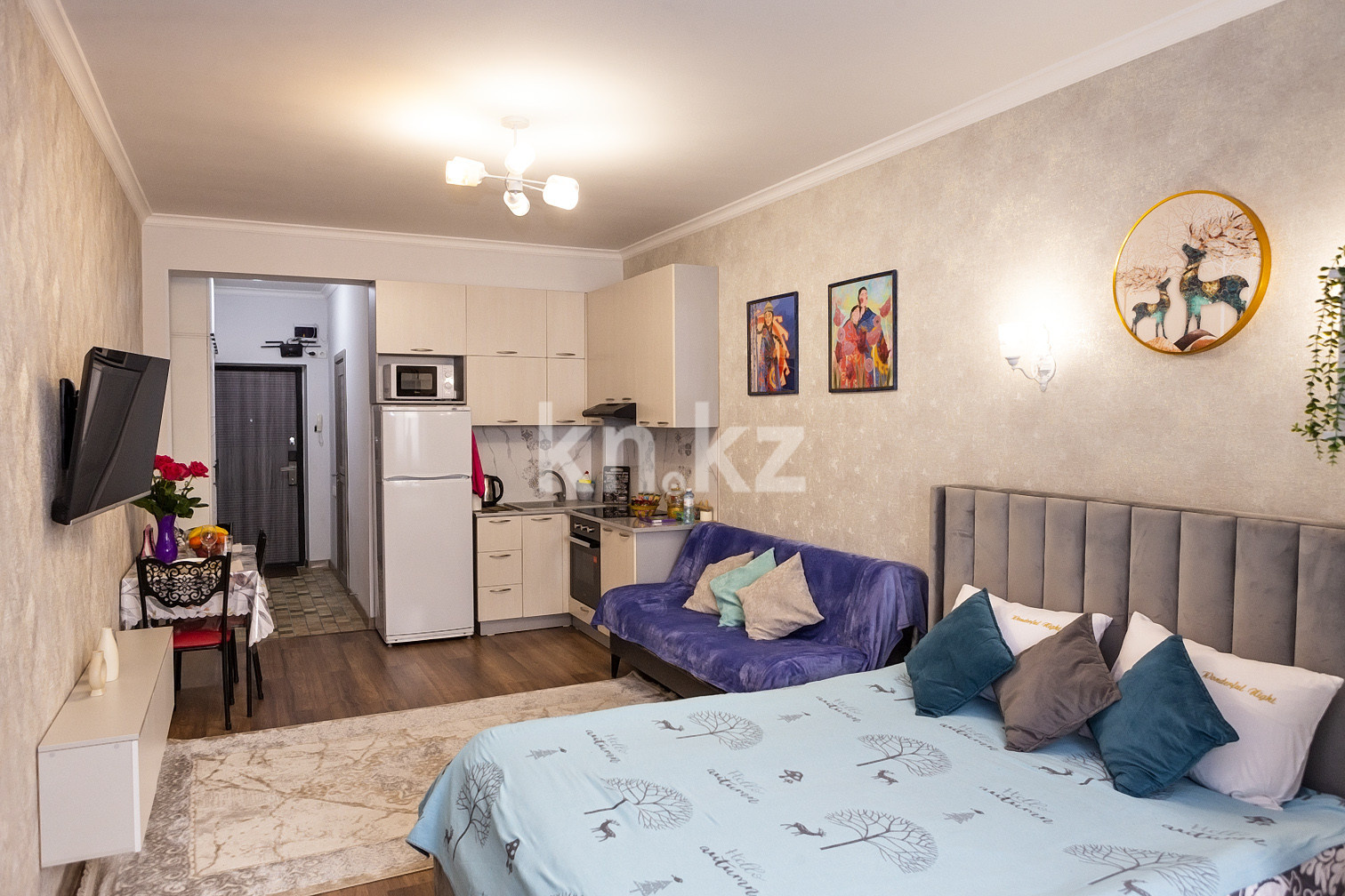 Аренда 1-комнатной квартиры посуточно, 33 м², ул. Карасай батыра, дом  326 - Аренда квартир посуточно в Алматы с фото фото 6 из 20