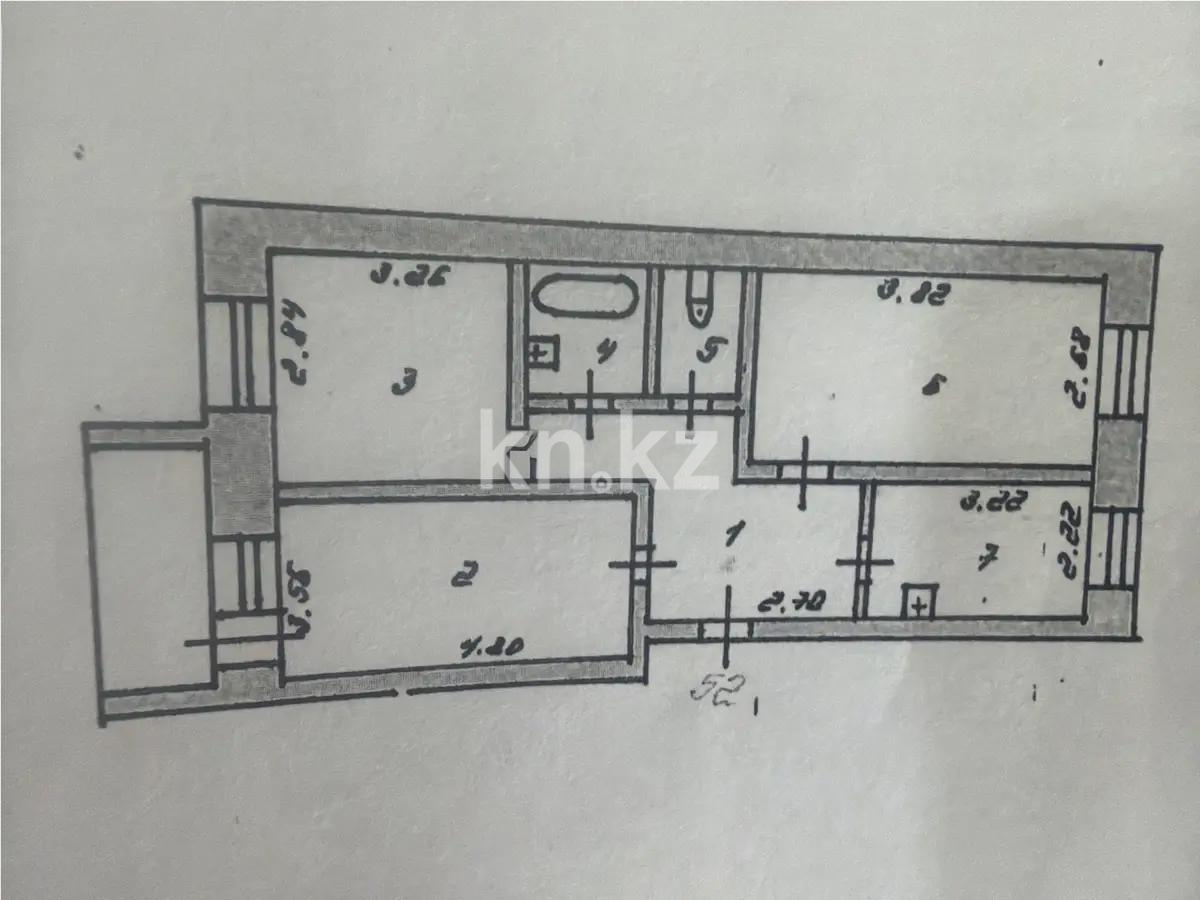 Продажа 3-комнатной квартиры, 53.9 м² - Продажа квартир в Астане - страница 6 фото 6 из 6