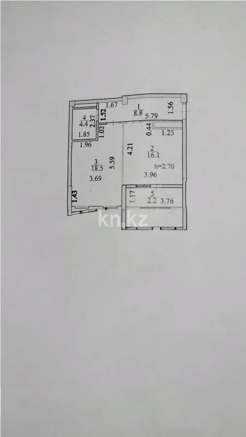 Продажа 1-комнатной квартиры, 50 м², ул. Нуршайыкова, дом  6 - Продажа квартир в новостройках Астаны без посредников с фото фото 1 из 1