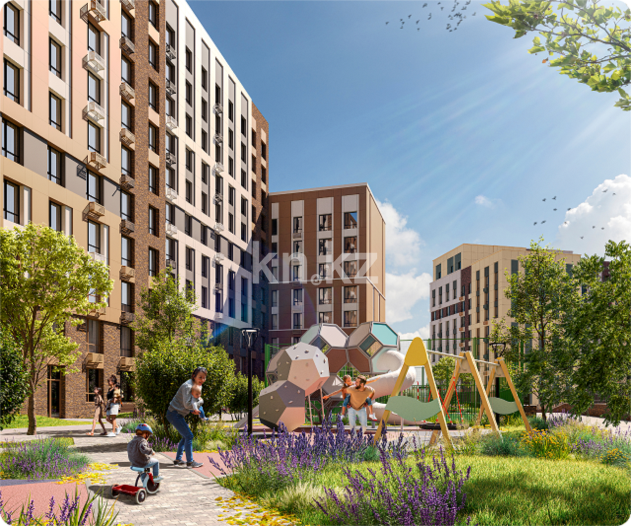 Продажа 2-комнатной квартиры, 60 м², ул. Керей, Жанибек хандар, дом  44/3 в Астане - фото 11 Продажа 2-комнатной квартиры, 60 м², ул. Керей, Жанибек хандар, дом  44/3 в Астане - фото 11