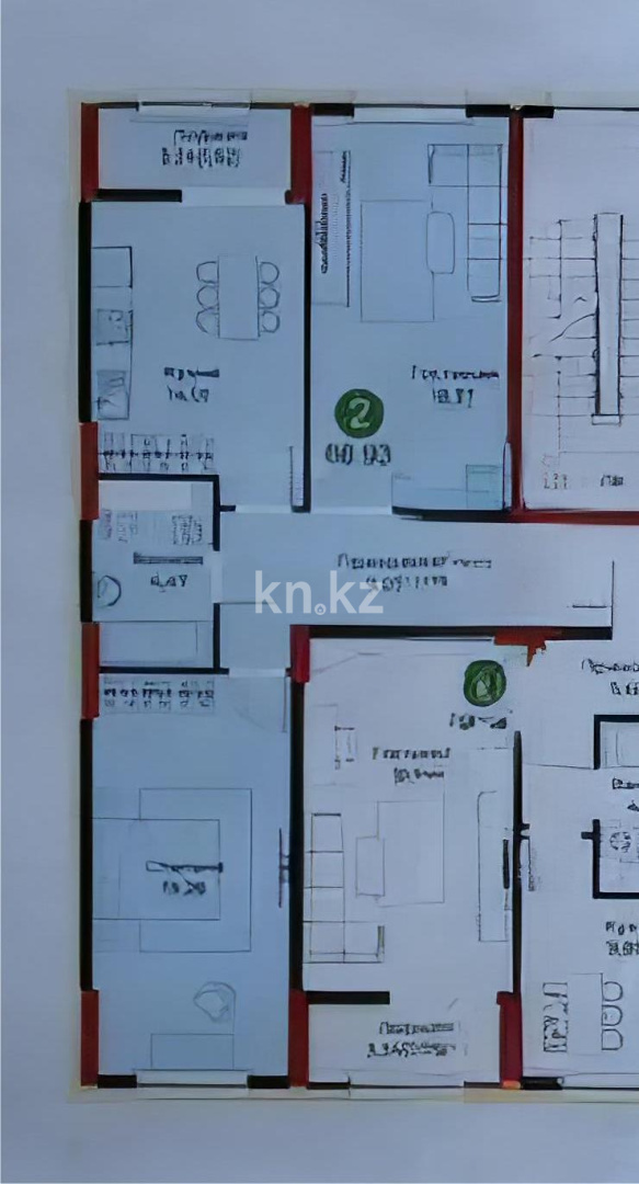 Продажа 2-комнатной квартиры, 68.1 м², ул. Е-429, дом  26 в Астане