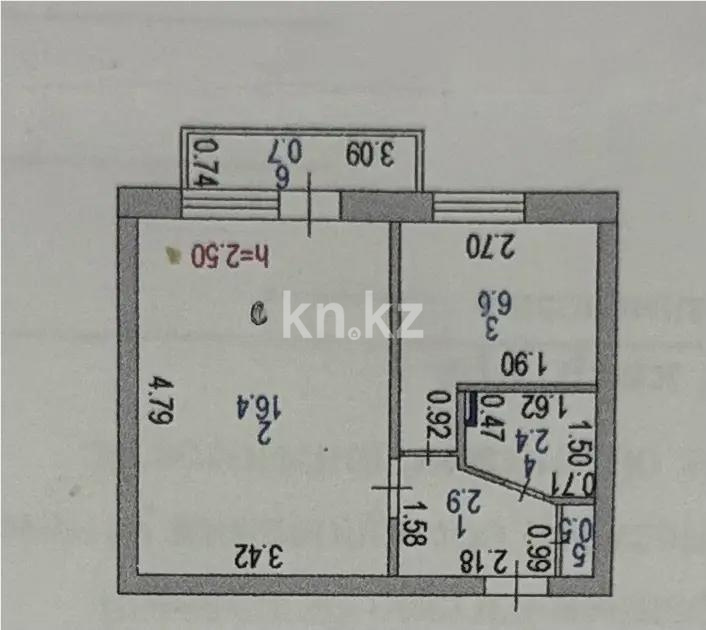 Продажа 1-комнатной квартиры, 30 м² - Продажа квартир в Астане фото 4 из 4