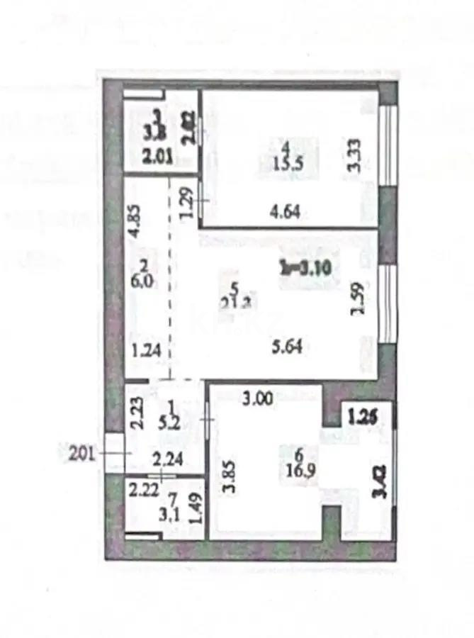 Продажа 3-комнатной квартиры, 71.8 м² - Продажа квартир в Астане без посредников - страница 21 фото 1 из 1