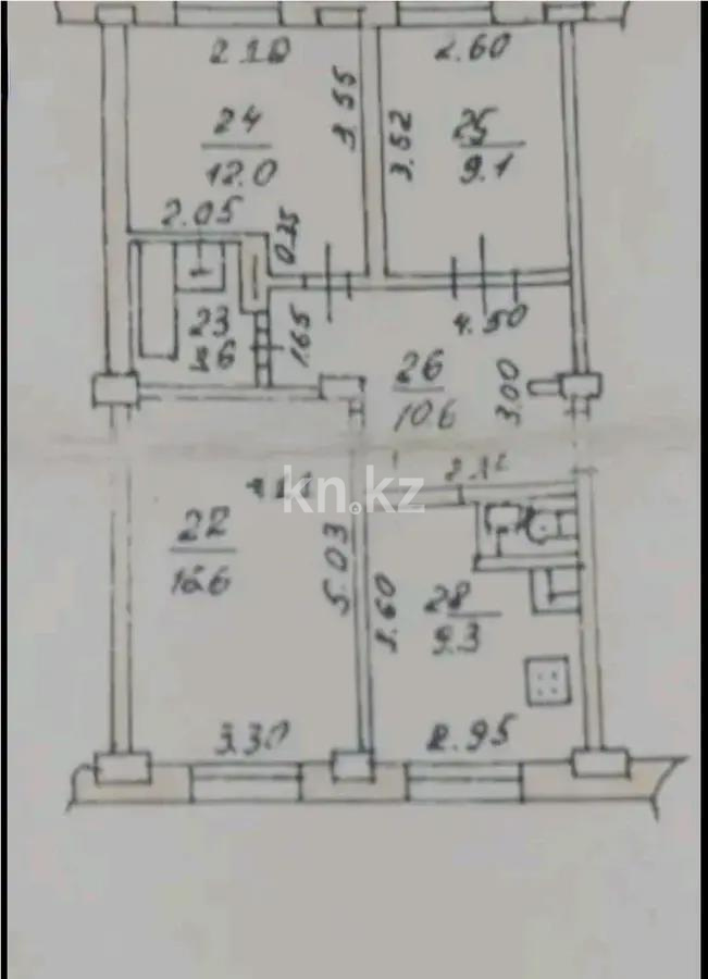 Продажа 4-комнатной квартиры, 62.1 м², ул. Бекмаханова, дом  77 - Продажа квартир в Алматы фото 6 из 6