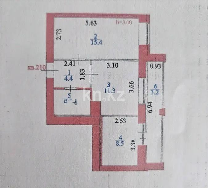 Продажа 2-комнатной квартиры, 47 м² в Астане - фото 6