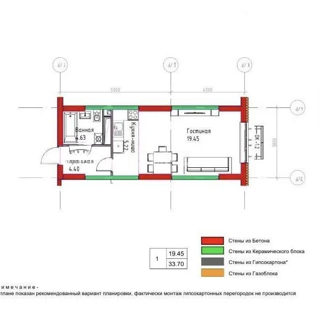 Продажа 1-комнатной квартиры, 34 м² - Продажа квартир в Алматы - страница 2 фото 1 из 1