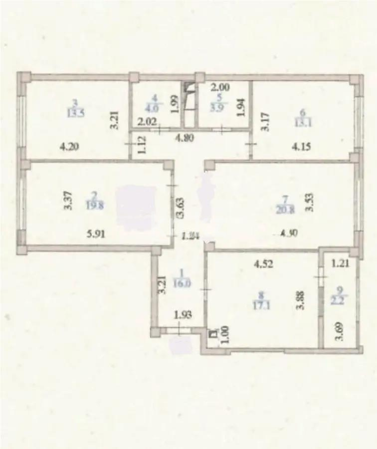 Продажа 4-комнатной квартиры, 110 м² - Продажа четырехкомнатных квартир в Казахстане фото 9 из 9