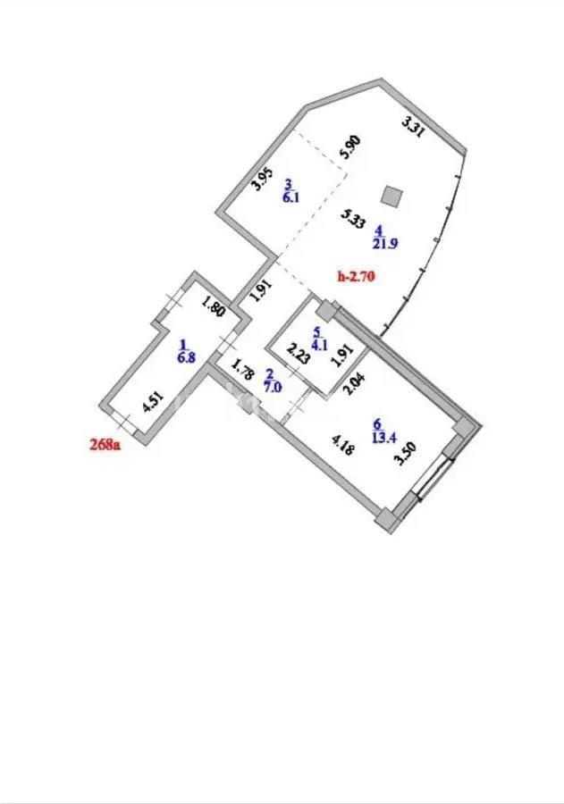 Продажа 2-комнатной квартиры, 76.3 м² - Продажа двухкомнатных квартир в р-не Алматы Астаны фото 3 из 3