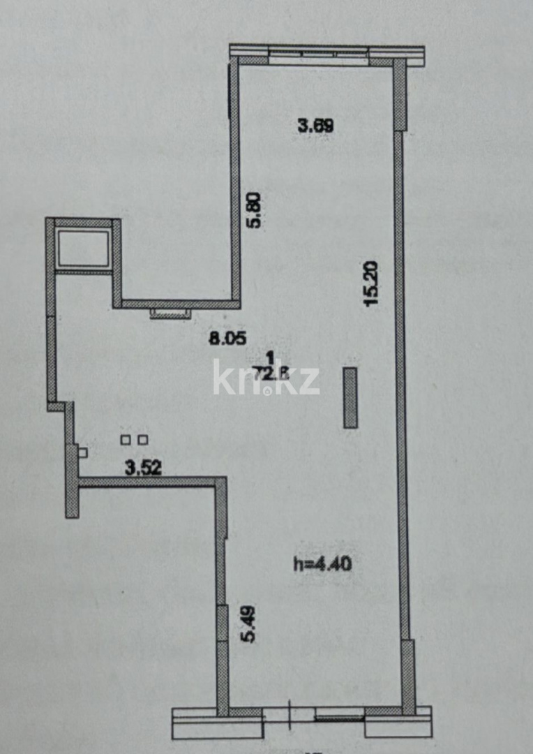 Продажа , 73 м², ул. Жошы хана, дом  20 - Продажа квартир в Казахстане фото 5 из 5