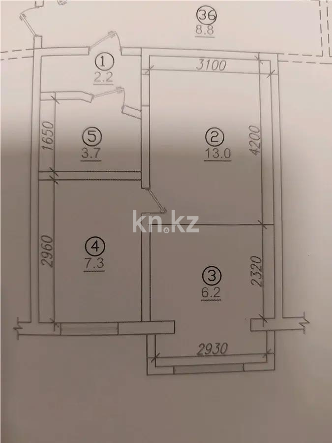 Продажа 2-комнатной квартиры, 32.4 м² - Продажа квартир в Алматы - страница 3 фото 4 из 4