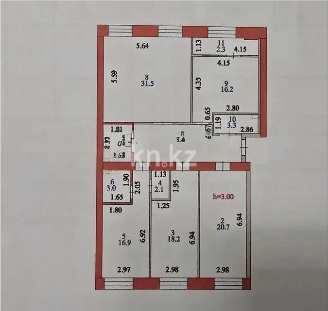 Продажа 4-комнатной квартиры, 135 м² - Продажа квартир в Казахстане - страница 26 фото 8 из 8