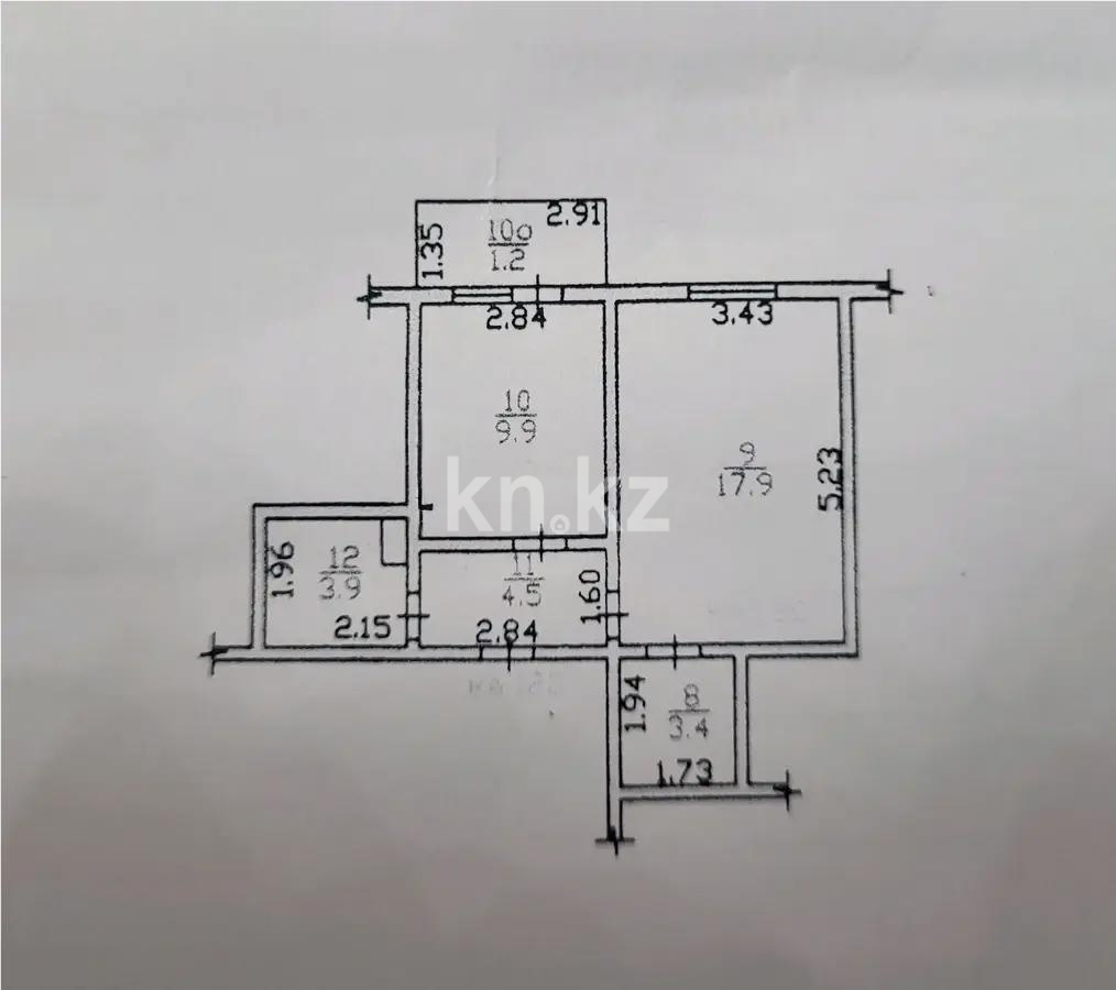 Продажа 1-комнатной квартиры, 42 м² - Недвижимость в Алматы фото 5 из 5