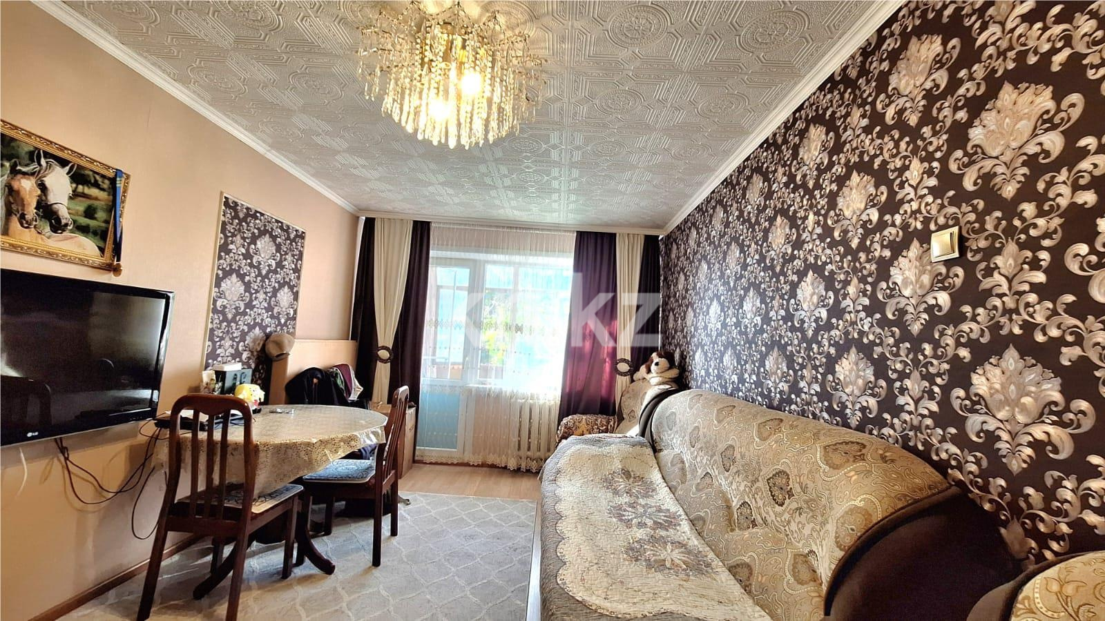 Продажа 3-комнатной квартиры, 62 м², мкр-н 18 - Продажа  трехкомнатных квартир в Караганде с фото фото 1 из 12